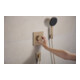 hansgrohe Wandanschluss Fixfit Fine m Rückflussverh., E, eck., brush. bronze