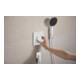 hansgrohe Wandanschluss Fixfit Fine m Rückflussverh., E, eckig, mattweiß