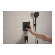 hansgrohe Wandanschluss Fixfit Fine m Rückflussverh., E, eckig, schwarz matt-5