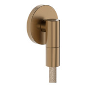 hansgrohe Wandanschluss Fixfit Fine m Rückflussverh., S, rd, brushed bronze-1