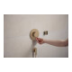 hansgrohe Wandanschluss Fixfit Fine m Rückflussverh., S, rd, brushed bronze