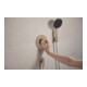 hansgrohe Wandanschluss Fixfit Fine m Rückflussverh., S, rd, brushed bronze