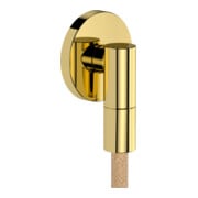 hansgrohe Wandanschluss Fixfit Fine m Rückflussverh., S, rd, pol. gold optic-1
