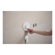 hansgrohe Wandanschluss Fixfit Fine m Rückflussverh., S, rund, mattweiß-2