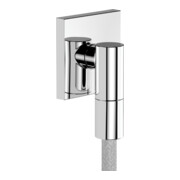 hansgrohe Wandanschluss Fixfit Fine m Rückflussverhinderer, E, eckig, chrom-1