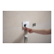 hansgrohe Wandanschluss Fixfit Fine m Rückflussverhinderer, E, eckig, chrom