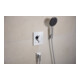 hansgrohe Wandanschluss Fixfit Fine m Rückflussverhinderer, E, eckig, chrom