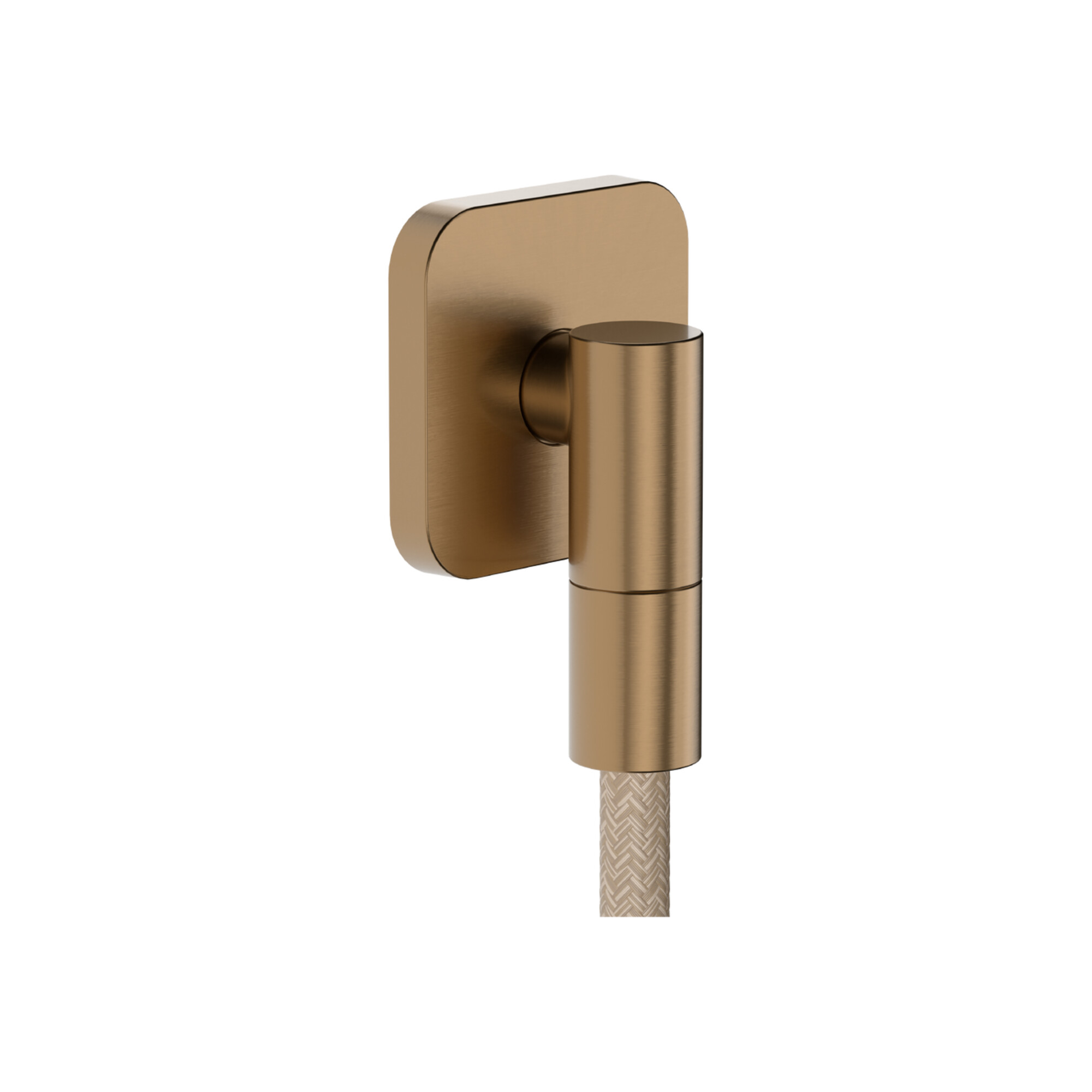 hansgrohe Wandanschluss Fixfit Fine m RV, Q, softsqua, brush. bron
