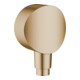 hansgrohe Wandanschluss Fixfit mit Rückflussverhinderer, brushed bronze-1