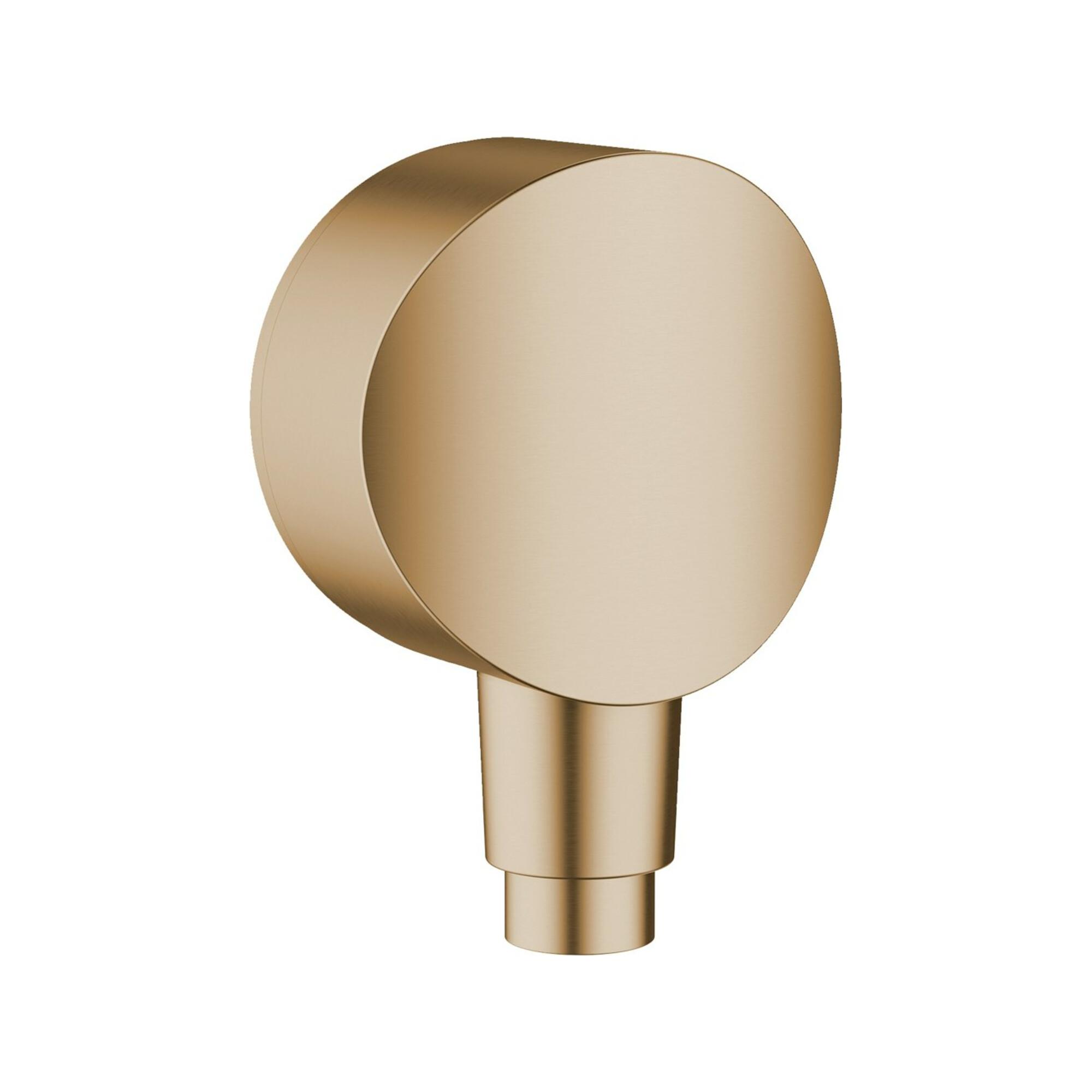 hansgrohe Wandanschluss Fixfit mit Rückflussverhinderer, brushed bronze