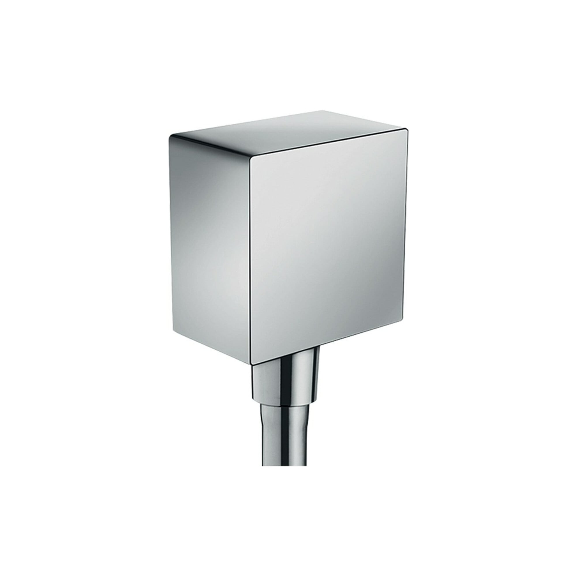 hansgrohe Wandanschluss Fixfit Square mit Rückflussverhinderer, chrom