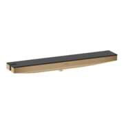 hansgrohe Wandanschluss Rainfinity m Brauseha. li u. Ablage, brushed bronze