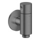 hansgrohe Wandanschluss-Stop Axor One Absperrventil brushed black chrome