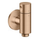 hansgrohe Wandanschluss-Stop Axor One Absperrventil brushed red gold