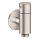 hansgrohe Wandanschluss-Stop Axor One Edelstahl Finish mit Absperrventil