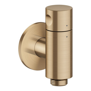 hansgrohe Wandanschluss-Stop Axor One mit Absperrventil brushed bronze
