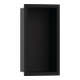 hansgrohe Wandnische XtraStoris Original 150x300x70mm, mattschwarz, mit Rahmen-1