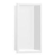 hansgrohe Wandnische XtraStoris Original 150x300x70mm, mattweiß, mit Rahmen