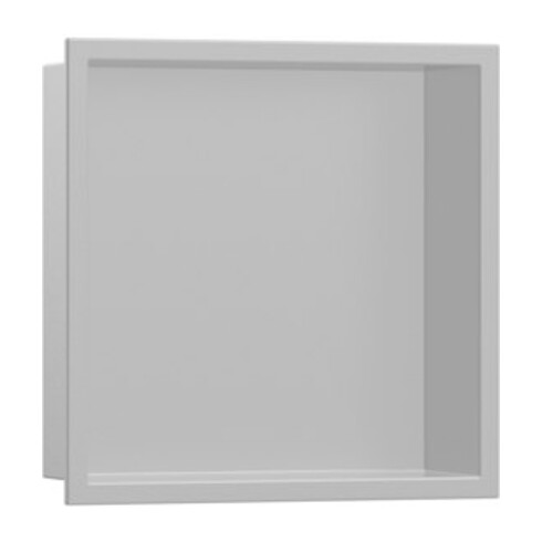 hansgrohe Wandnische XtraStoris Original 300x300x100mm, m int. Rahmen, Betongrau