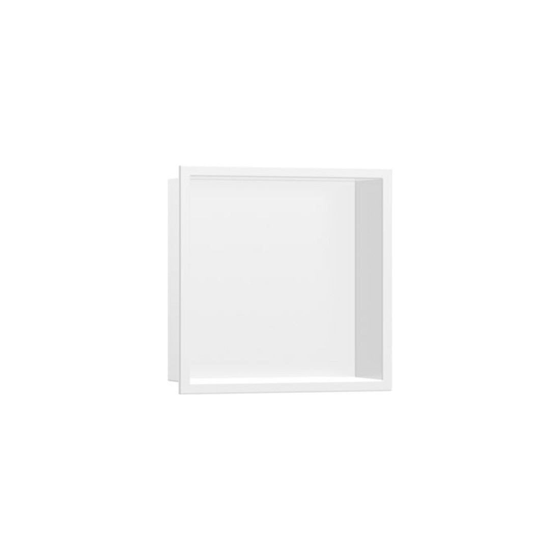 hansgrohe Wandnische XtraStoris Original 300x300x100mm, m int. Rahmen, mattweiß