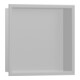 hansgrohe Wandnische XtraStoris Original 300x300x70mm, betongrau, mit Rahmen-1