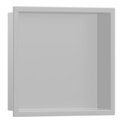 hansgrohe Wandnische XtraStoris Original 300x300x70mm, betongrau, mit Rahmen