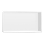 hansgrohe Wandnische XtraStoris Original 600x300x100mm, m int. Rahmen, mattweiß