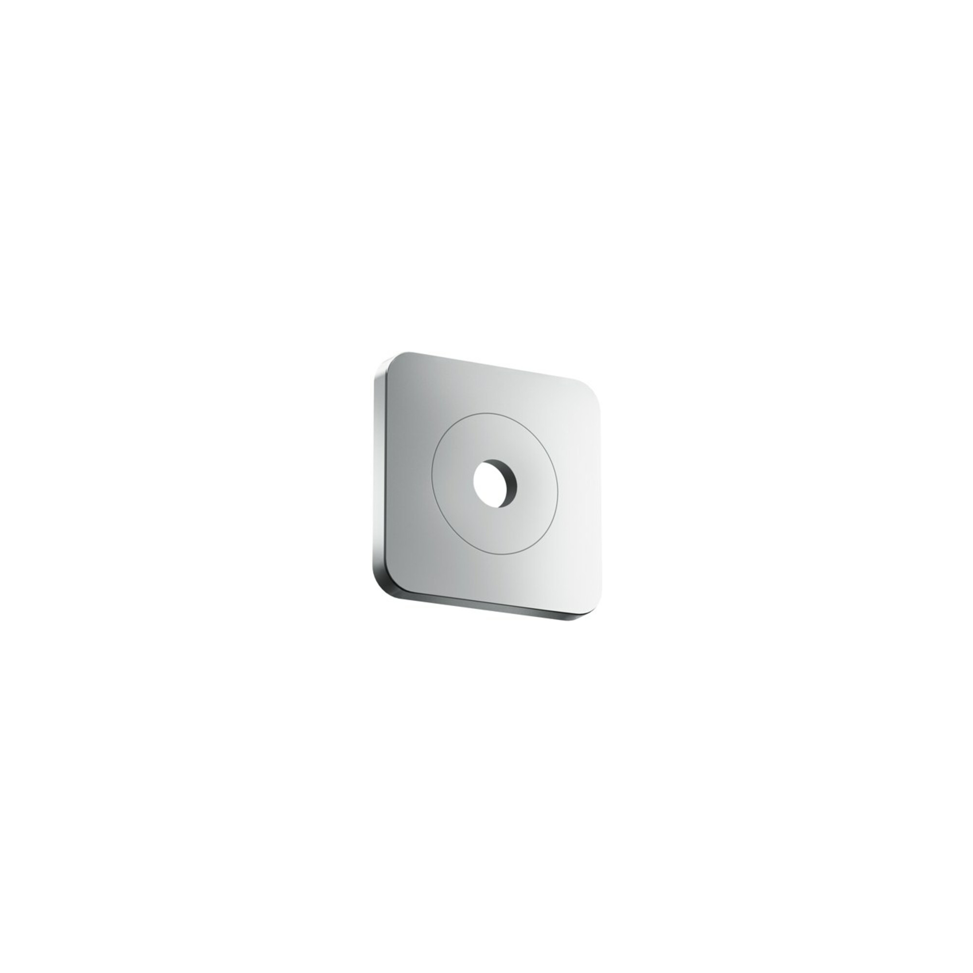 hansgrohe Wandrosette Axor Citterio C 120/120 softsquare, mattschwarz