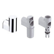 hansgrohe Wandstütze mit Abdeckung für Wandstange Unica'D satinox