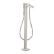 hansgrohe Wannen-Einhebelmischer Axor Citterio A 200mm, boden, m Hebel, Edelstahl-Optik-1