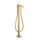hansgrohe Wannen-Einhebelmischer Axor Citterio A 200mm, boden, m Pin-Griff, b gol opt-1
