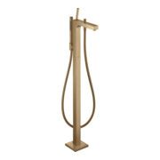 hansgrohe Wannen-Einhebelmischer Axor Citterio A 200mm, boden, m Pin-Griff, brush. bron