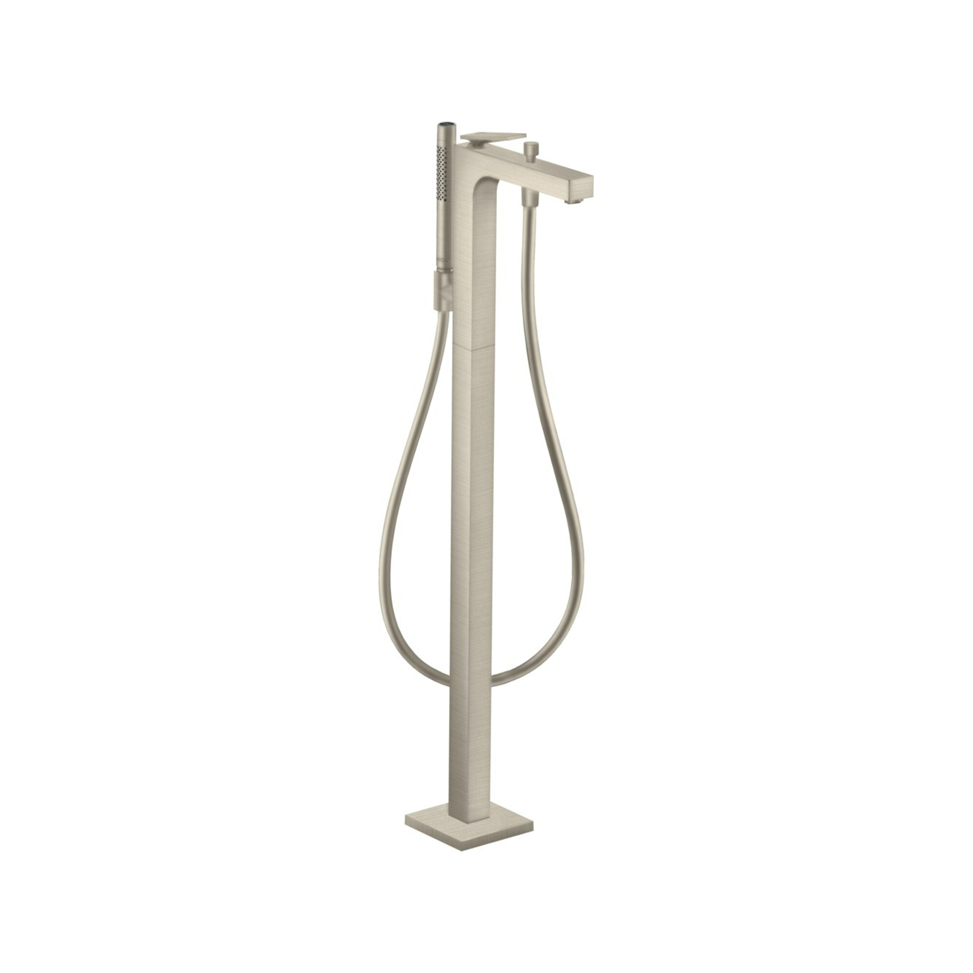hansgrohe Wannen-Einhebelmischer Axor Citterio A 200mm, bodensteh., m Hebel, brush. ni.
