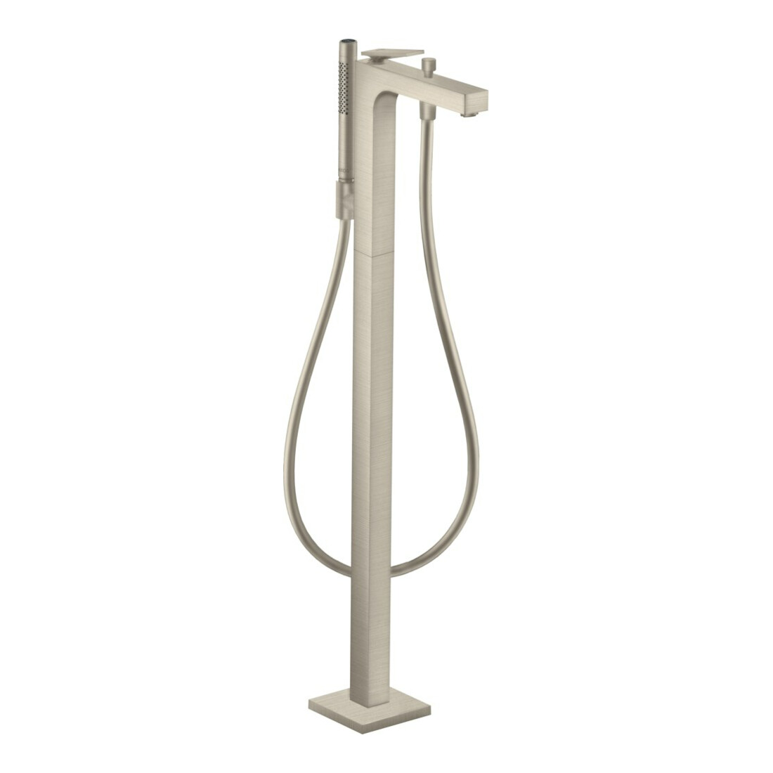 hansgrohe Wannen-Einhebelmischer Axor Citterio A 200mm, bodensteh., m Hebel, brush. ni.