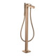hansgrohe Wannen-Einhebelmischer Axor Citterio A 200mm, bodensteh., m Hebel, pol. r gol-1