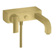 hansgrohe Wannen-Einhebelmischer Axor Citterio AP, Ausl. 241mm, m Hebel, brushed brass
