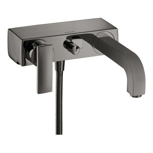 hansgrohe Wannen-Einhebelmischer Axor Citterio AP, Ausl. 241mm, m Hebel, pol. bla vc