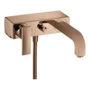 hansgrohe Wannen-Einhebelmischer Axor Citterio AP, Ausl. 241mm, m Hebel, pol. red gold