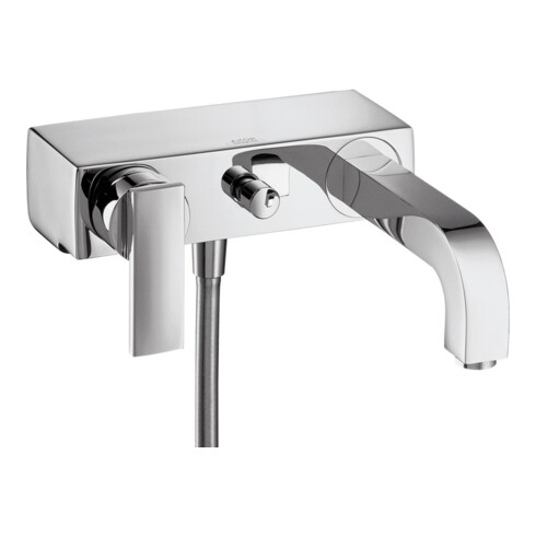hansgrohe Wannen-Einhebelmischer Axor Citterio AP, Ausl. 241mm, mit Hebelgriff, chrom