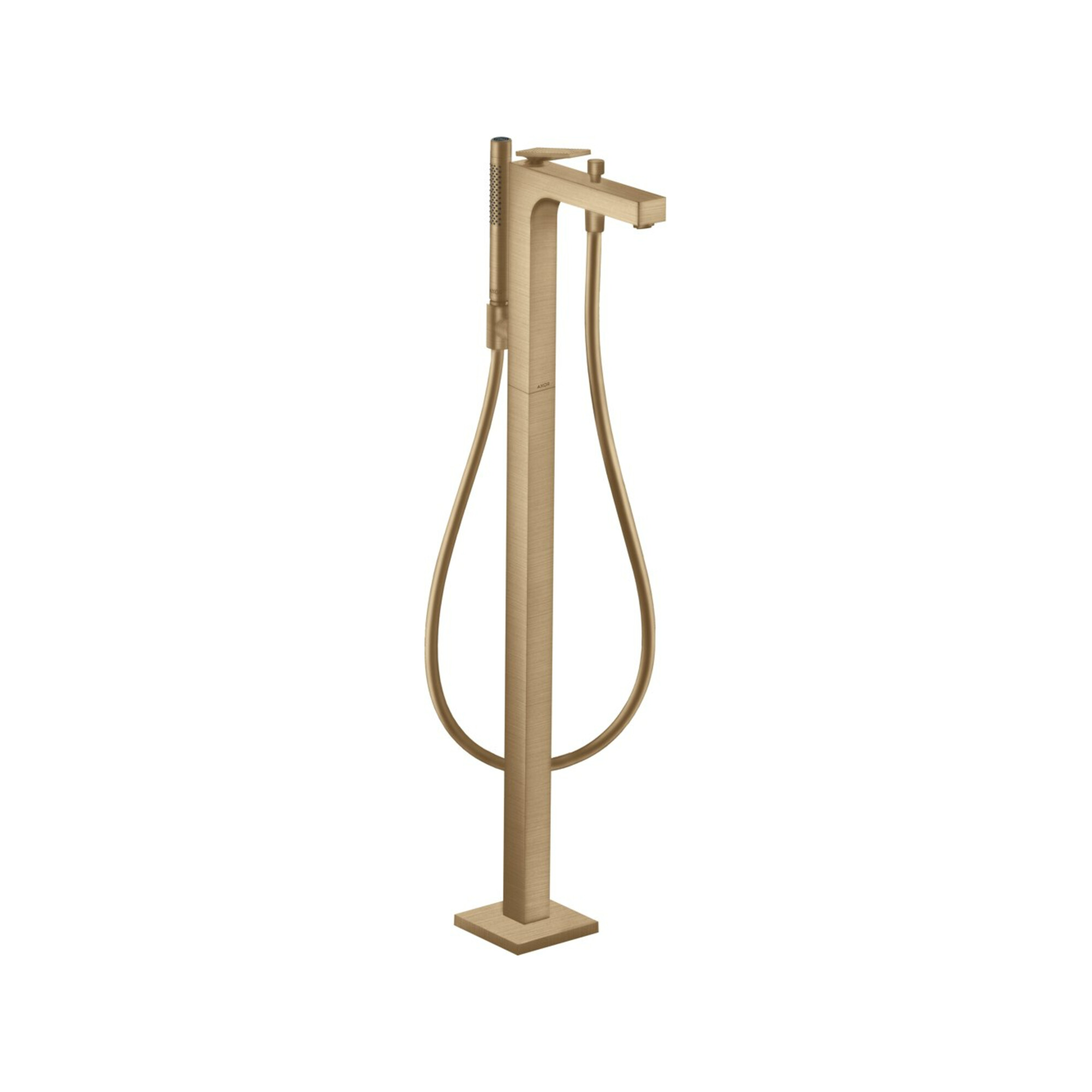 hansgrohe Wannen-Einhebelmischer Axor Citterio boden, m Hebel, Rautens, brush. bron