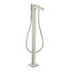 hansgrohe Wannen-Einhebelmischer Axor Citterio boden, m Hebel, Rautens, Edelstahl-Optik-1