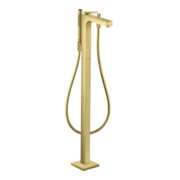 hansgrohe Wannen-Einhebelmischer Axor Citterio bodensteh., m Hebel, Rautens, brush. br