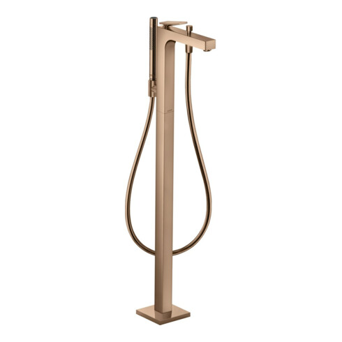 hansgrohe Wannen-Einhebelmischer Axor Citterio bodensteh., m Hebel, Rautens, pol. r gol