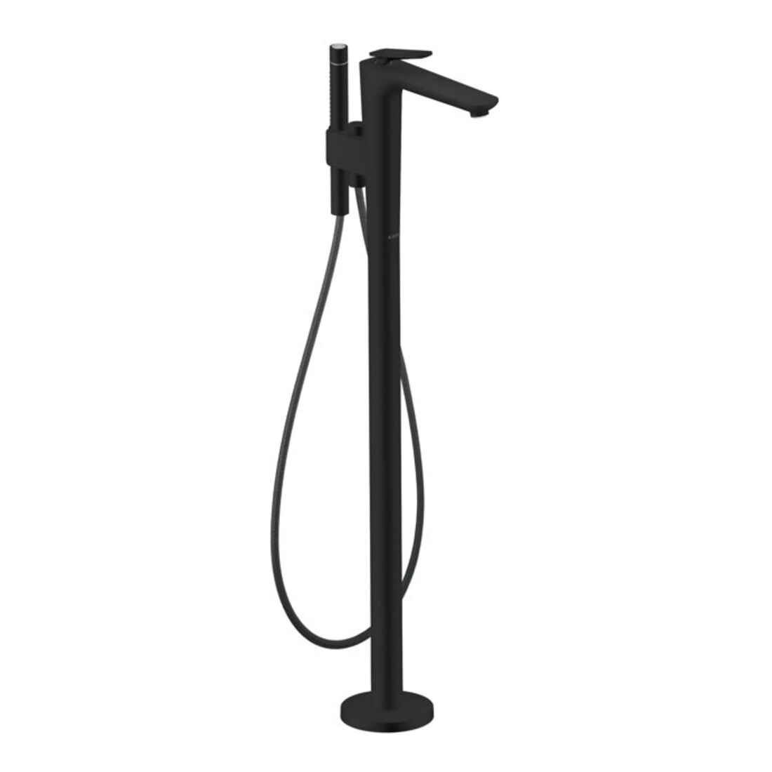 hansgrohe Wannen-Einhebelmischer Axor Citterio C cubic cut, ms, bodensteh., Ausl. 194mm