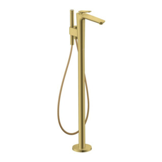 hansgrohe Wannen-Einhebelmischer Axor Citterio C cubic cut, po g op, boden, Ausl. 194mm