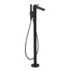 hansgrohe Wannen-Einhebelmischer Axor Citterio C o S, matt-sw, bodensteh., Ausl. 194mm-1