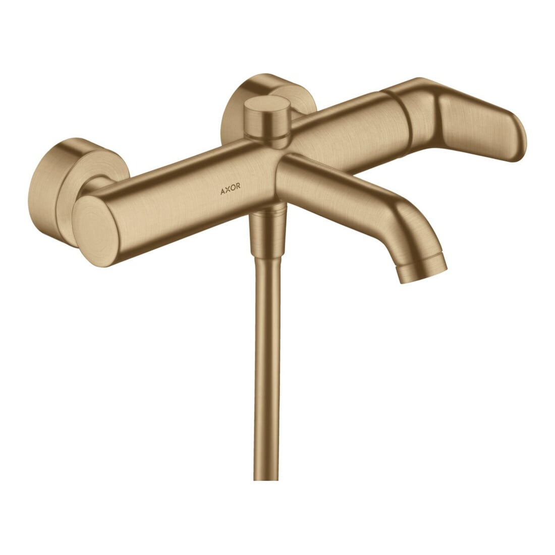 hansgrohe Wannen-Einhebelmischer Axor Citterio M AP, Ausladung 200mm, brushed bronze