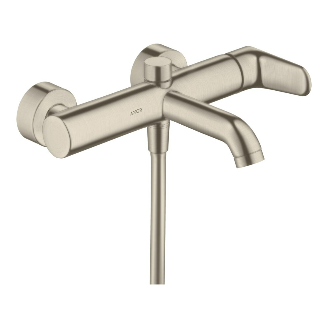 hansgrohe Wannen-Einhebelmischer Axor Citterio M AP, Ausladung 200mm, brushed nickel