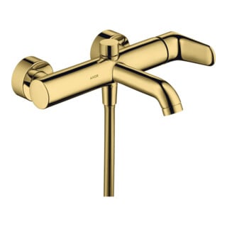 hansgrohe Wannen-Einhebelmischer Axor Citterio M AP, Ausladung 200mm, polished gold optic