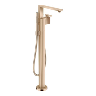 hansgrohe Wannen-Einhebelmischer Axor Edge A 255mm, boden, Diamantschl., pol. r gol